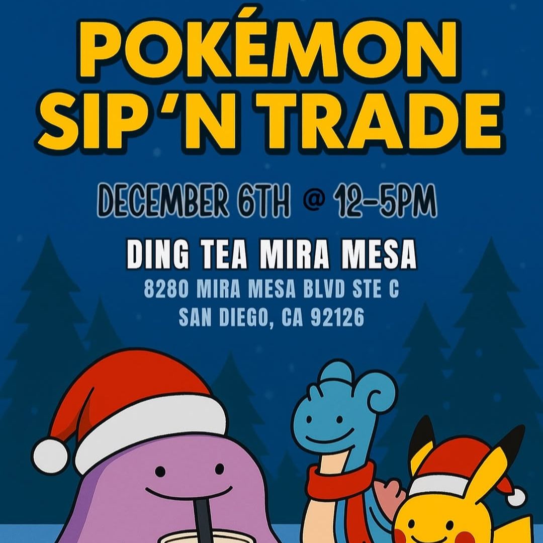 San Diego Pokémon Sip ’N Trade